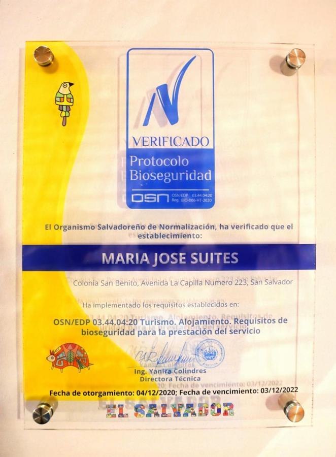 Maria Jose Suites San Salvador Exterior foto